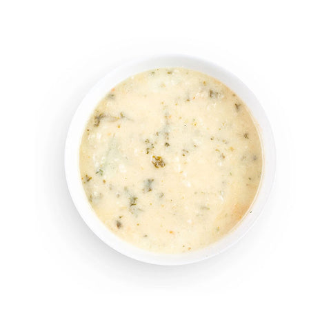 KETO Cream of Cauliflower and Kale Soup